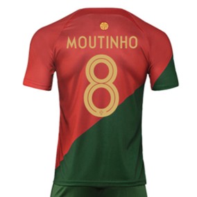Prima Maglia Portogallo Mondiali 2022 Joao Moutinho 8